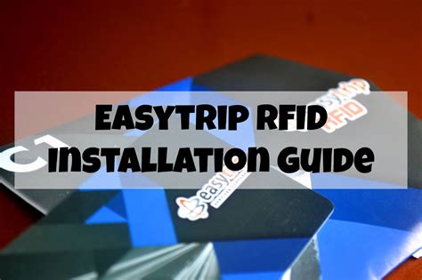 install easytrip rfid card